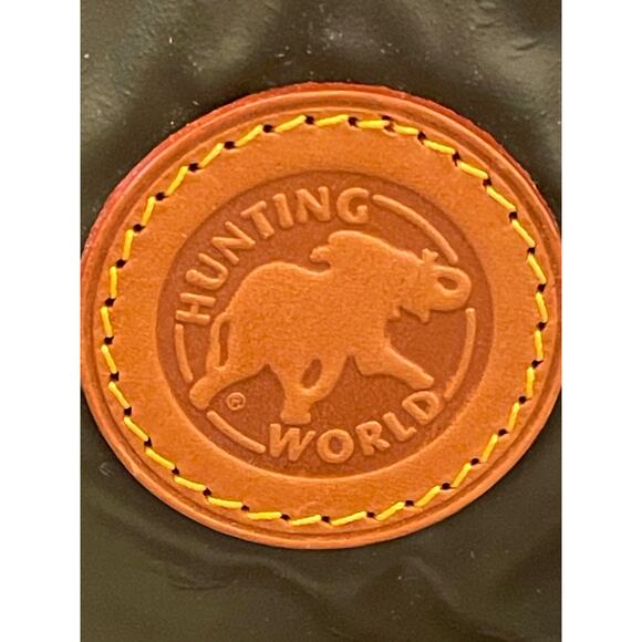 Hunting World Hunter Green Satchel Bagette RARE Bag - Picture 10 of 13